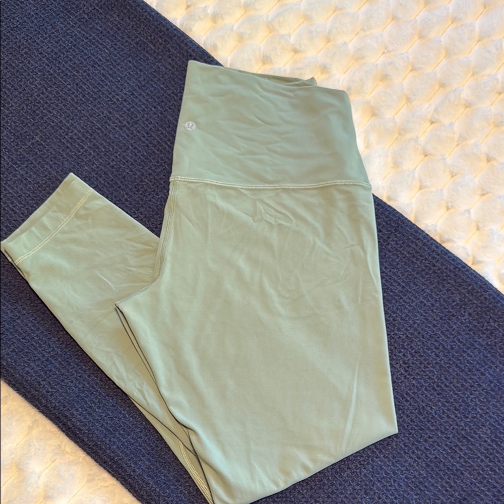 Lululemon align Sage Green Leggings 25”
